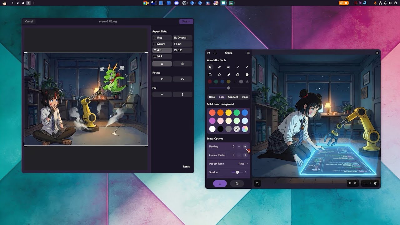 Когда понимаешь, насколько плоха программа просмотра изображений Gnome 😮‍💨😪