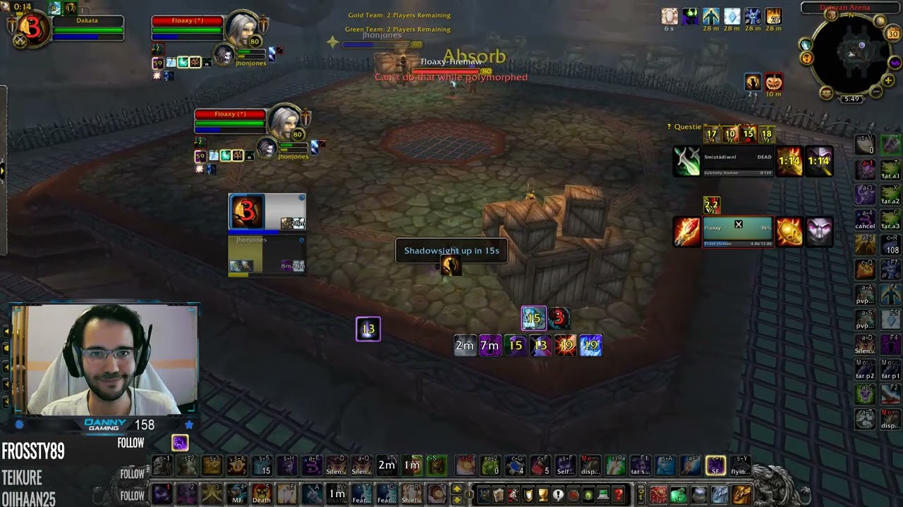 The BEGINNING! | Shadow Priest Rogue 2vs2 Arena | WotLK Classic PvP