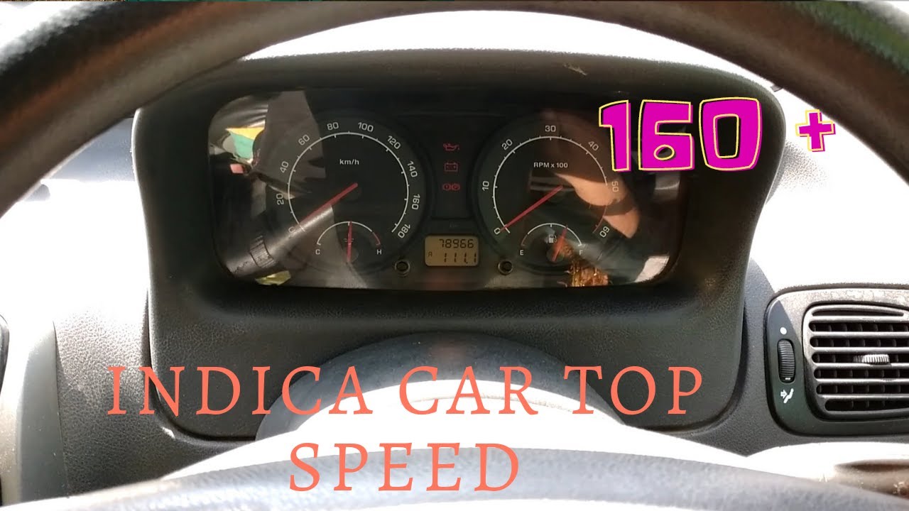 Indica diesel car top speed test by different method.
