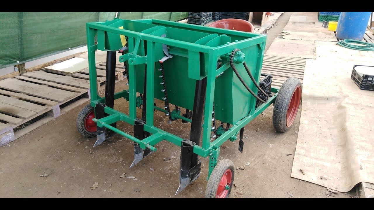 Автоматическая сеялка для чеснока.[обзор]