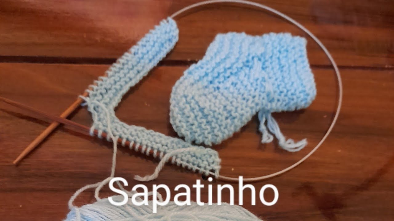 sapatinho de bebê rapido, fácil e econômico, canal de tricô com passo a passo diversificado.