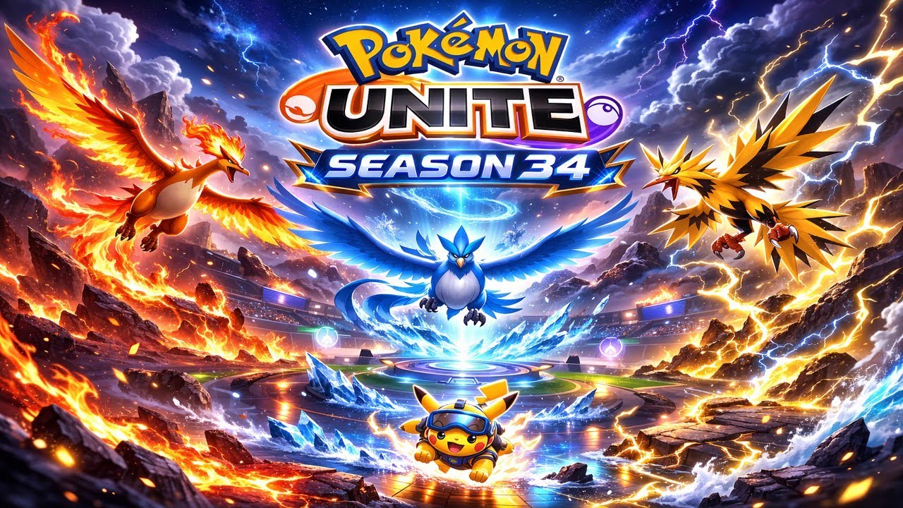 Pokemon Unite (S34 - D2) - Instrumental Night Live