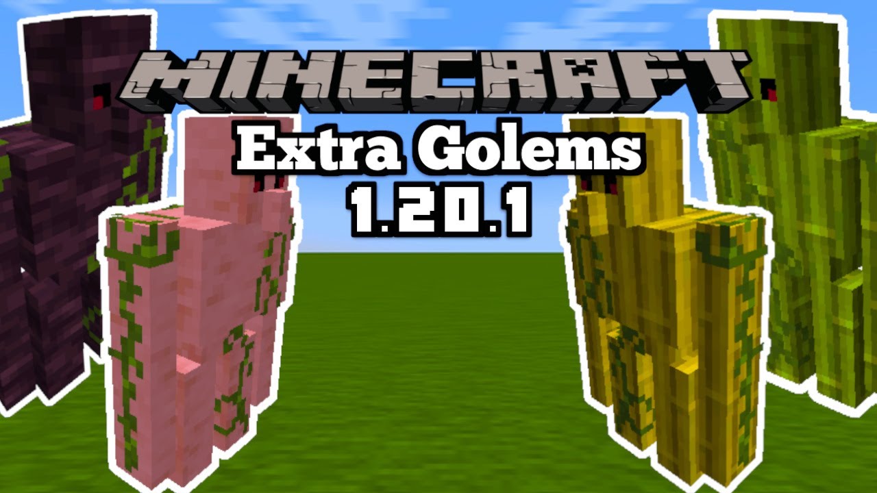*NEW* Extra Golems Mod Update - Minecraft 1.20.1 (Mod Showcase)
