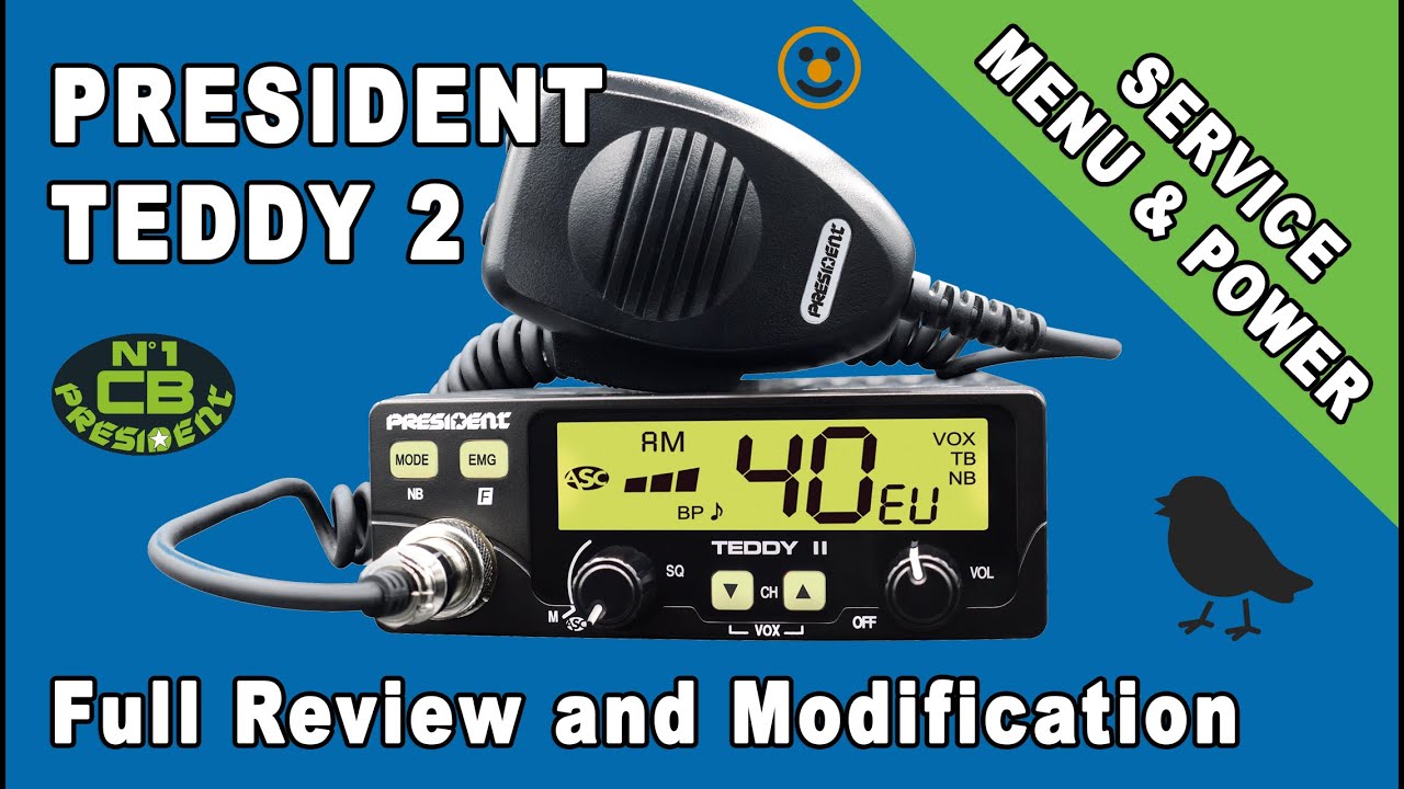 President Teddy II CB Radio - Full Review, Modification & Secret Menu