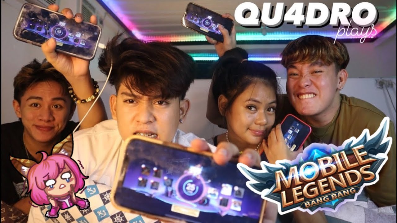 #Qu4dro plays Mobile Legends 😂 CANCERAN NA TO HAHAHAHAHAHA