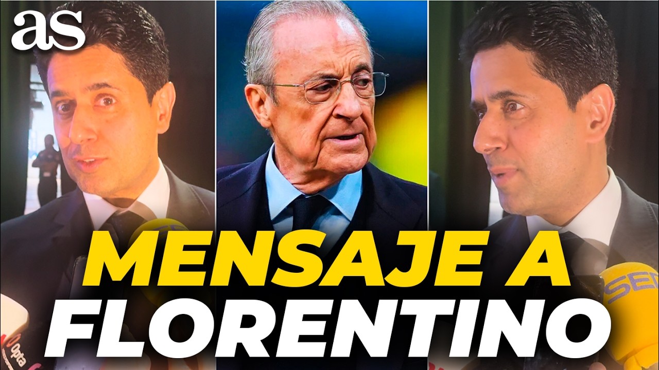 NASSER AL-KHELAIFI habla sobre FLORENTINO PÉREZ tras el FINAL DE LA SUPERLIGA