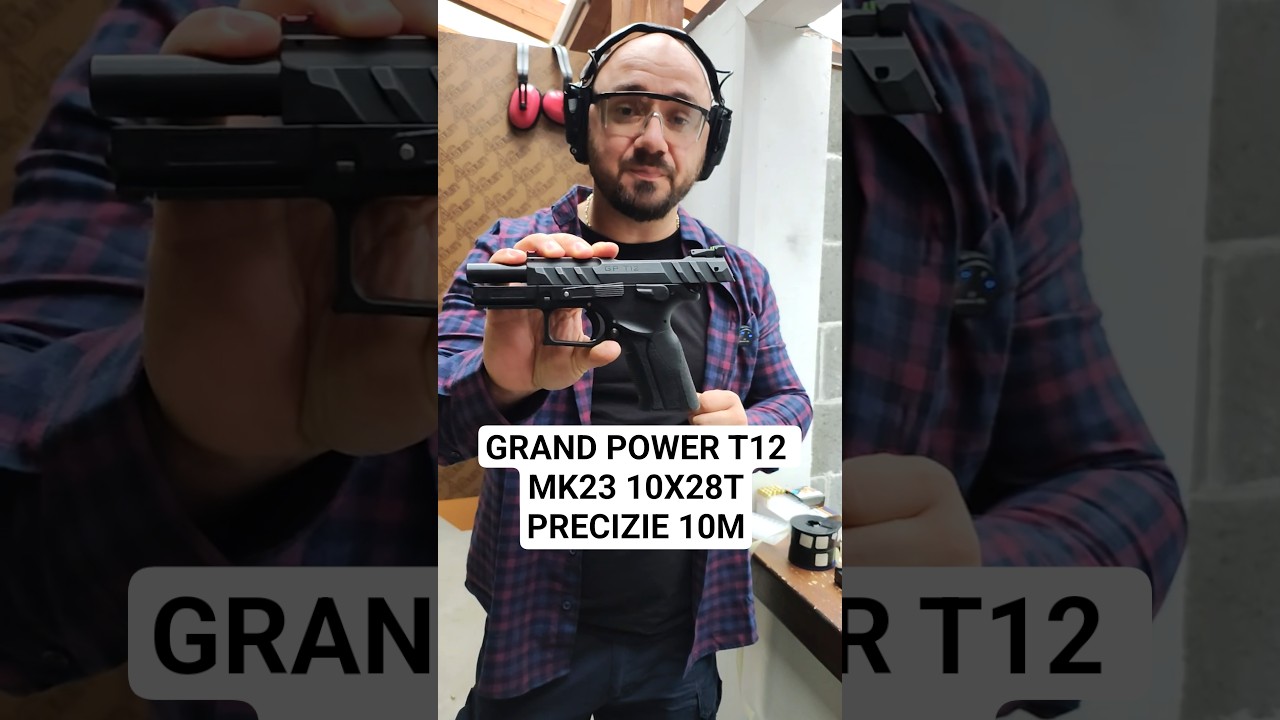 💥GRAND POWER T12 10X28T - PRECIZIE 10M ❌4gun.ro
