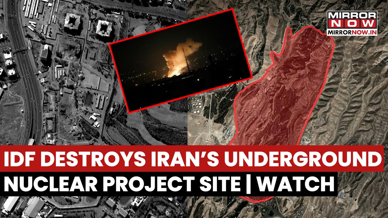 IDF Destroys Iran's Underground Facility Used For Developing Nukes, Monitored Scientist's Movement