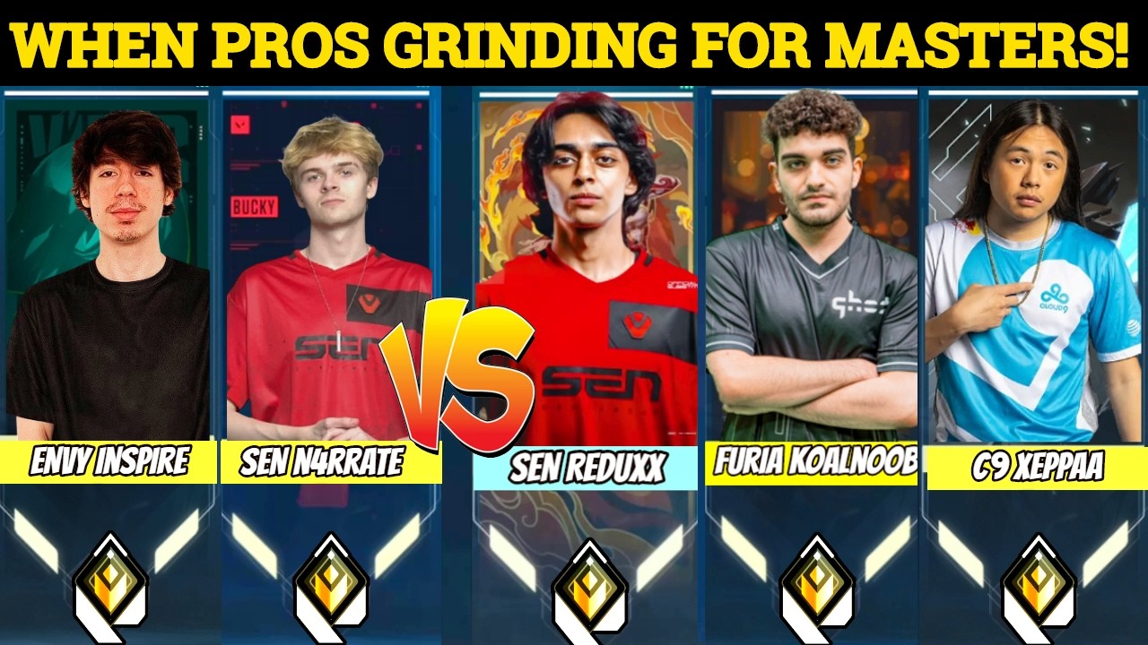 13 Minutes of PROS vs PROS! Grinding for Masters ft. N4RRTE, Inspire Against Koala, Reduxx & Xeppaa