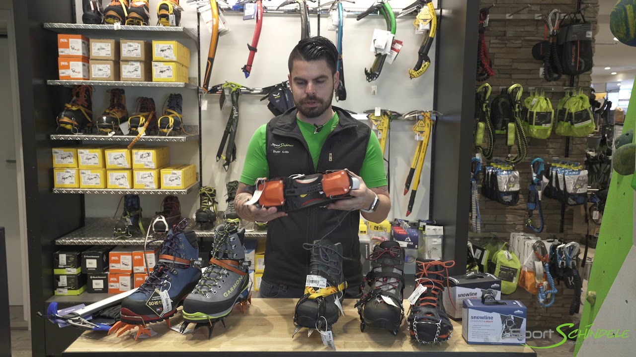 Welches Steigeisen für welche Tour? | vom Winterwandern bis zum Eisklettern | Sport Schindele