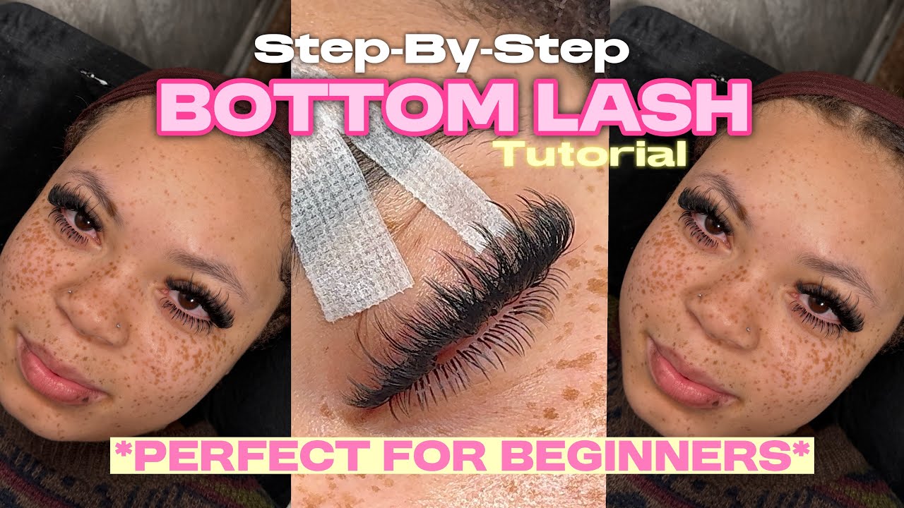 *EASY* STEP BY STEP BOTTOM LASH TUTORIAL! + product recommendations & tips 🔥