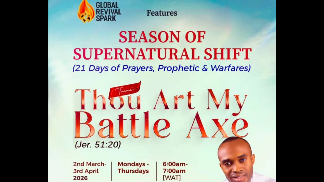 FREEDOM FROM THE SPIRIT OF FEAR || SEASON OF SUPERNATURAL SHIFT || DAY TEN || 17TH MARCH, 2026