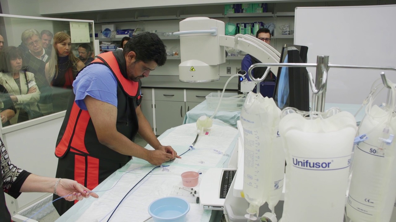 3D Printed Model Demonstration (delivery of a left atrial appendage occlusion device)