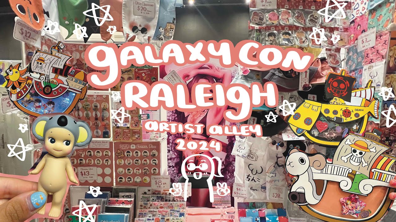 back again at Galaxycon Raleigh!! Artist Alley VLOG 2024
