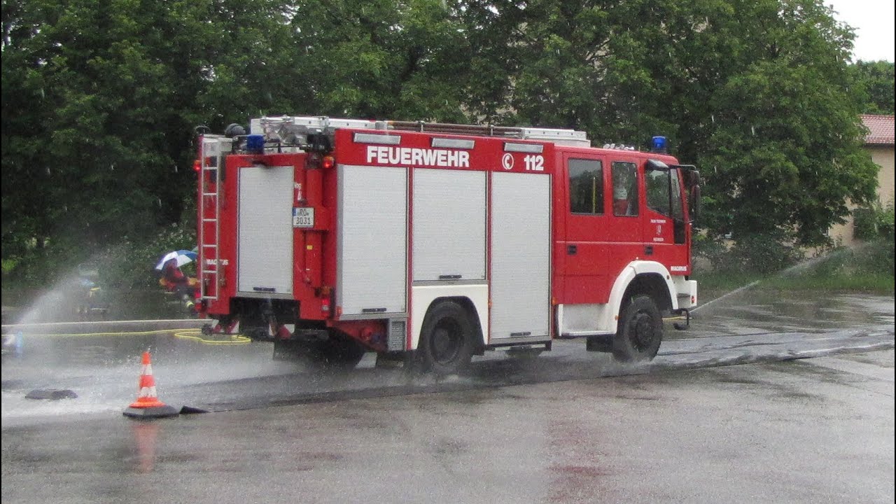 Vollbremsung mit der Feuerwehr
