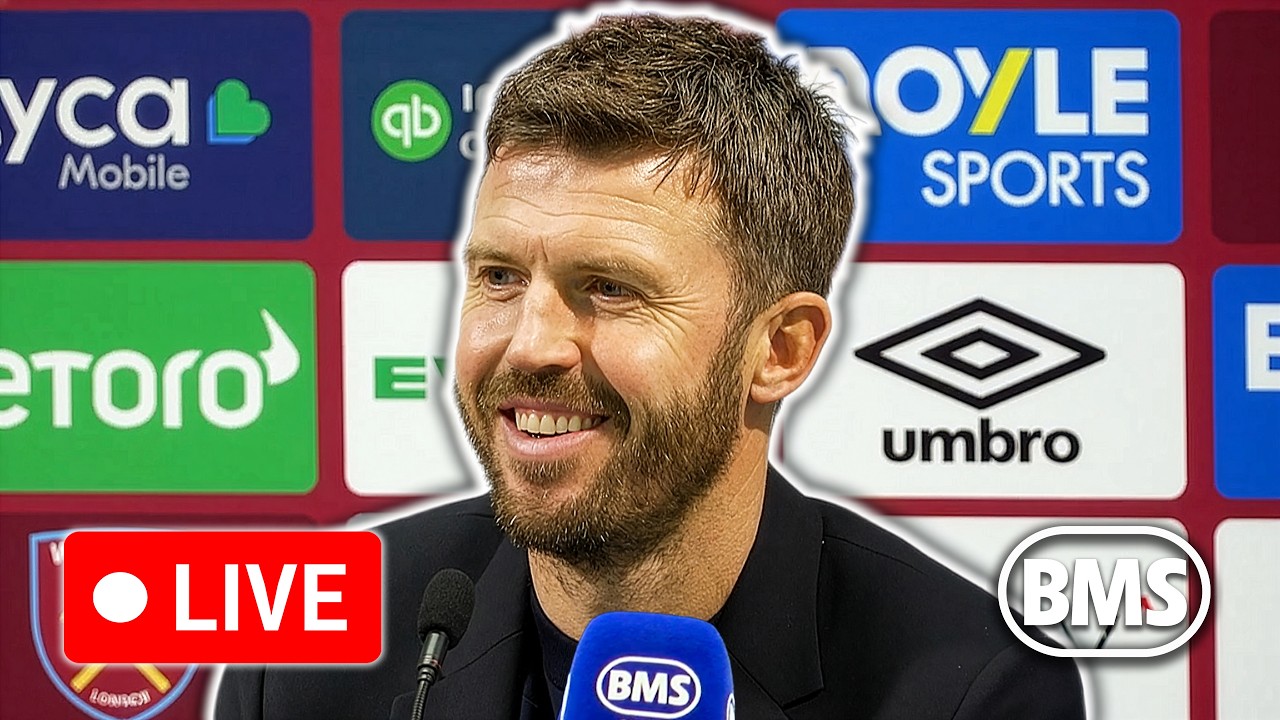 🔴 LIVE | Michael Carrick and Nuno Espirito Santo | West Ham 1-1 Man Utd