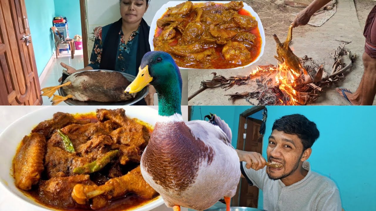 শীতের শুরুতেই হাঁসের মাংসের জমজমাট রান্না! | হাস স্পেশাল ভ্লগ🦆🍛 | Shahin & Jannat Vlog