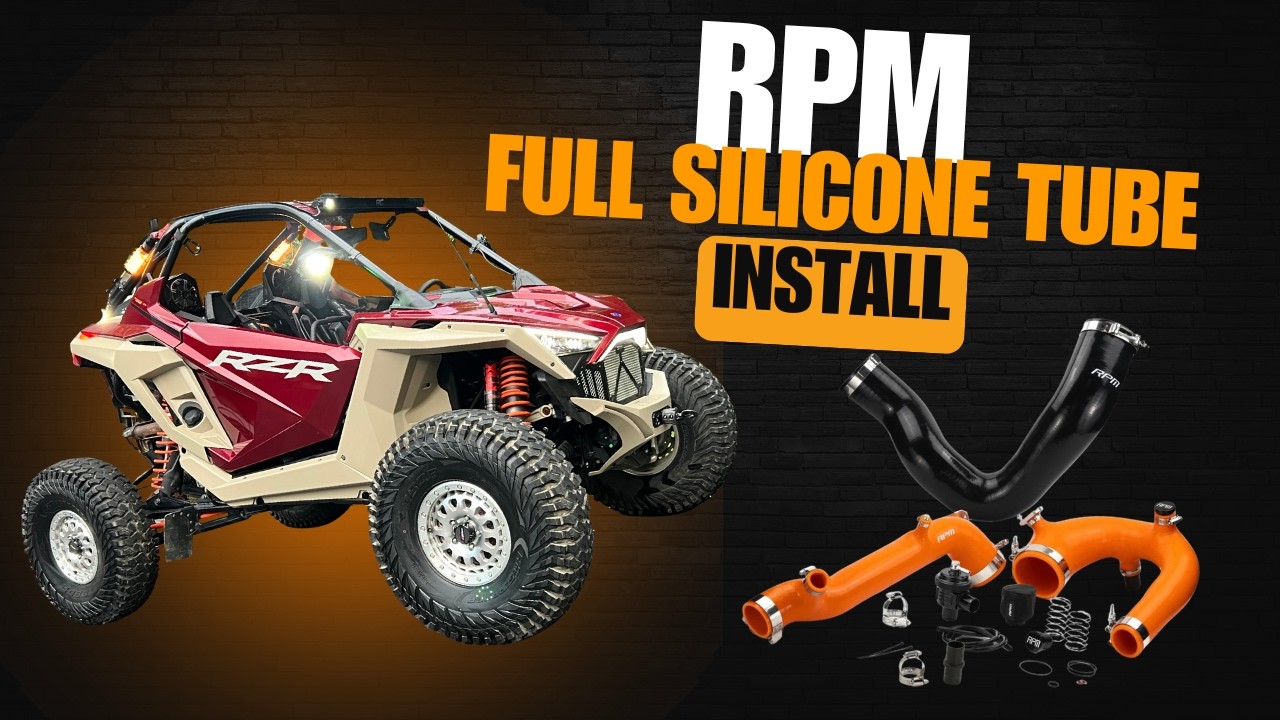 2024 RZR Turbo R RPM Charge Tube with BOV, J Tube, Intake Tube Install