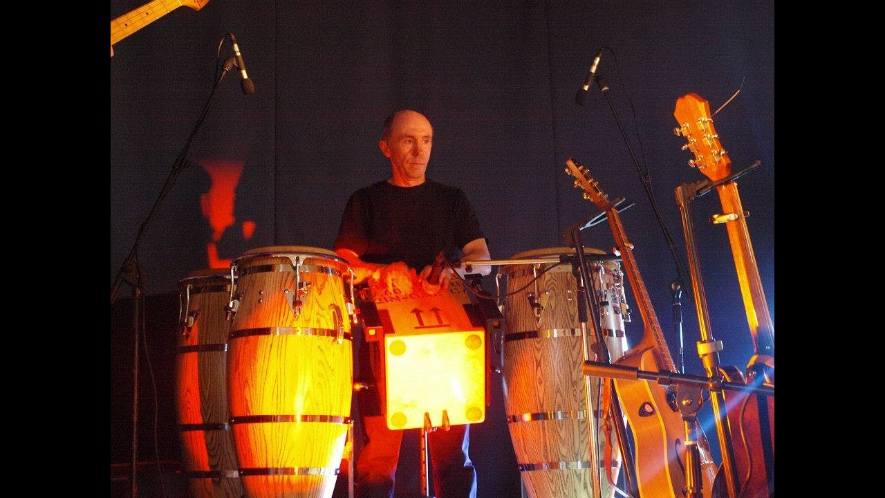 "Oye como va". "African Marble Drums".
