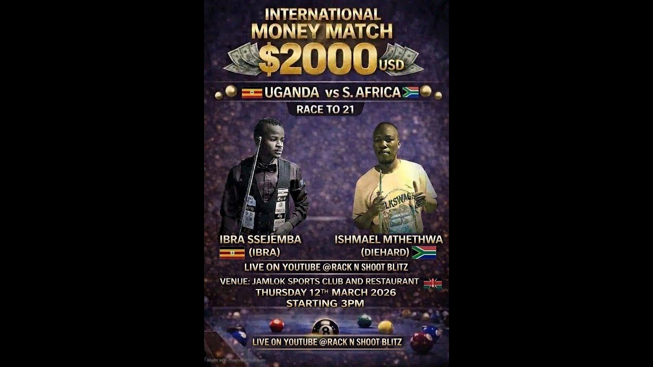 ISHMAEL  🇿🇦 vs IBRA 🇺🇬 - 14/03/2026