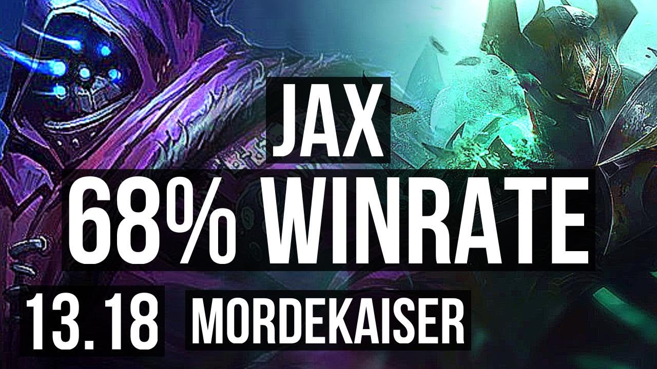 JAX vs MORDE (TOP) | 68% winrate | NA Master | 13.18