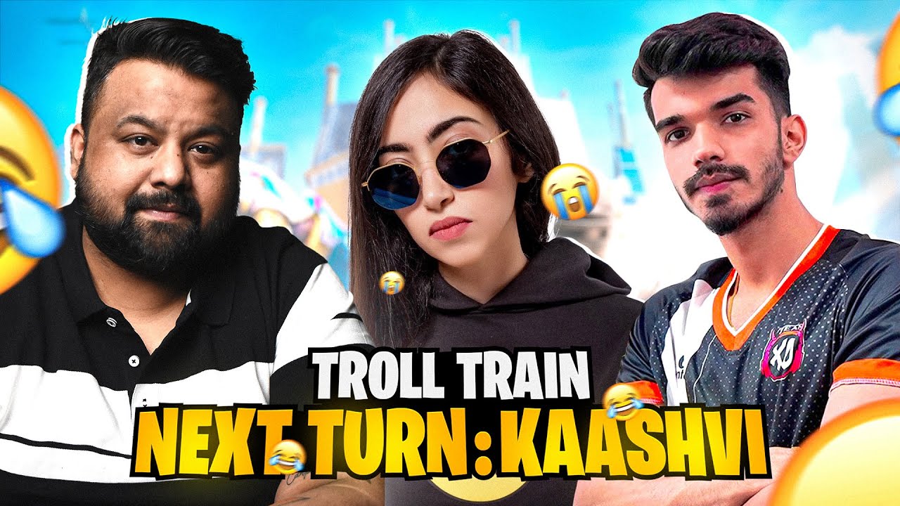 The Troll Train is back! Ft Kaash *Epic 😂* | Funny BGMI Highlights