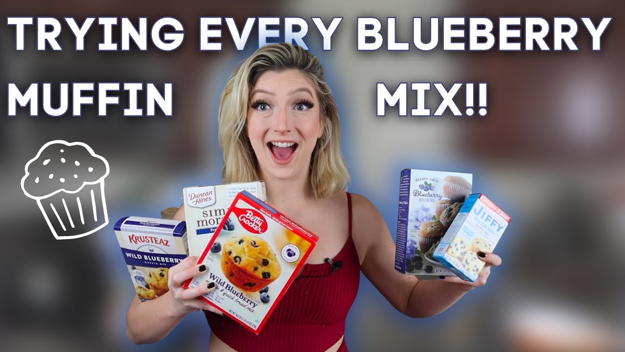 I Tried EVERY Boxed Blueberry Muffin Mix + a Secret Recipe!! | Irene Walton