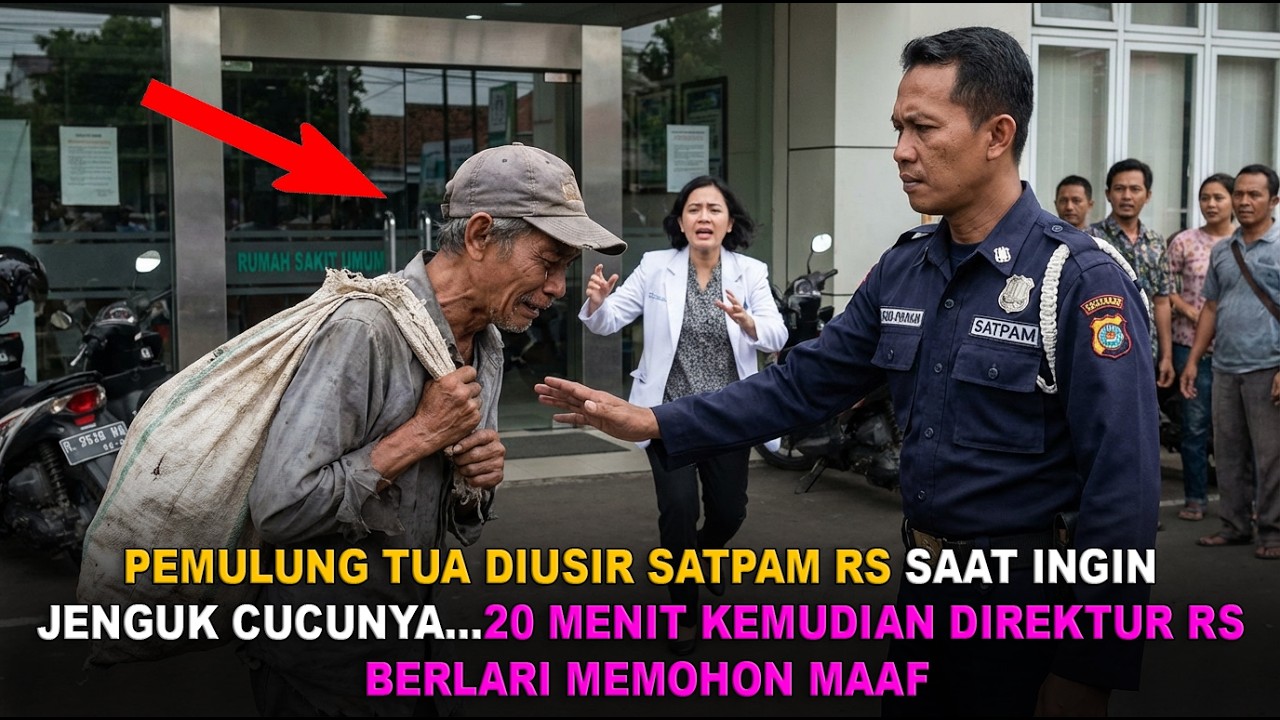 Pemulung Tua Diusir Satpam dari RS Saat Ingin Jenguk Cucunya, 20 Menit Kemudian Direktur RS Minta...