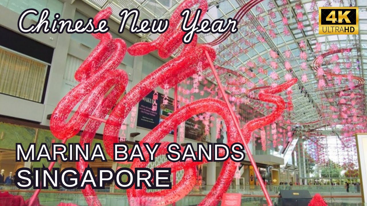 CNY in One of The Richest Malls in the World ~ Singapore Walking Tours [4K]