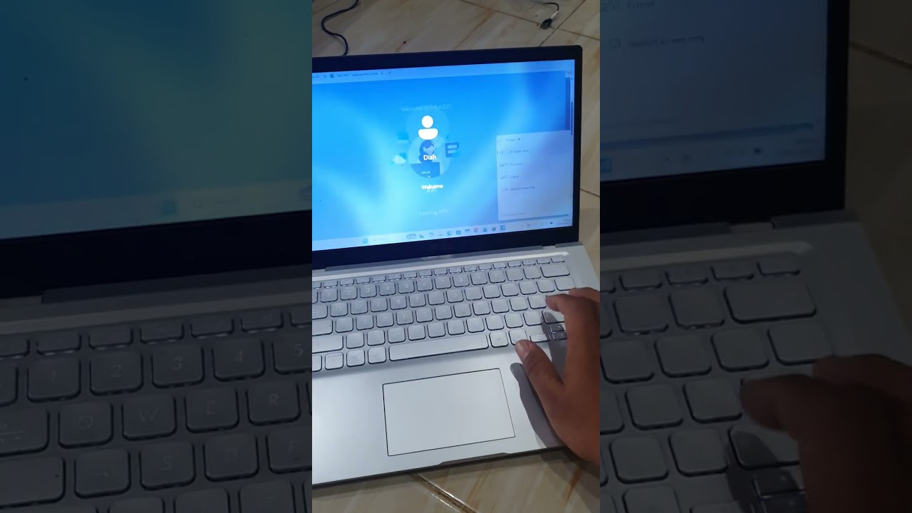 Penampakan laptop x415j setelah upgrade NVNE dan RAM