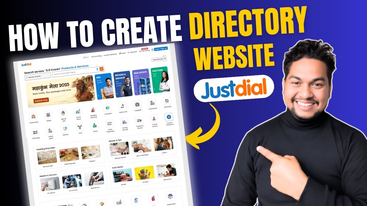 Как создать сайт-каталог предприятий, подобный JustDial, с помощью WordPress и плагина Geodirectory