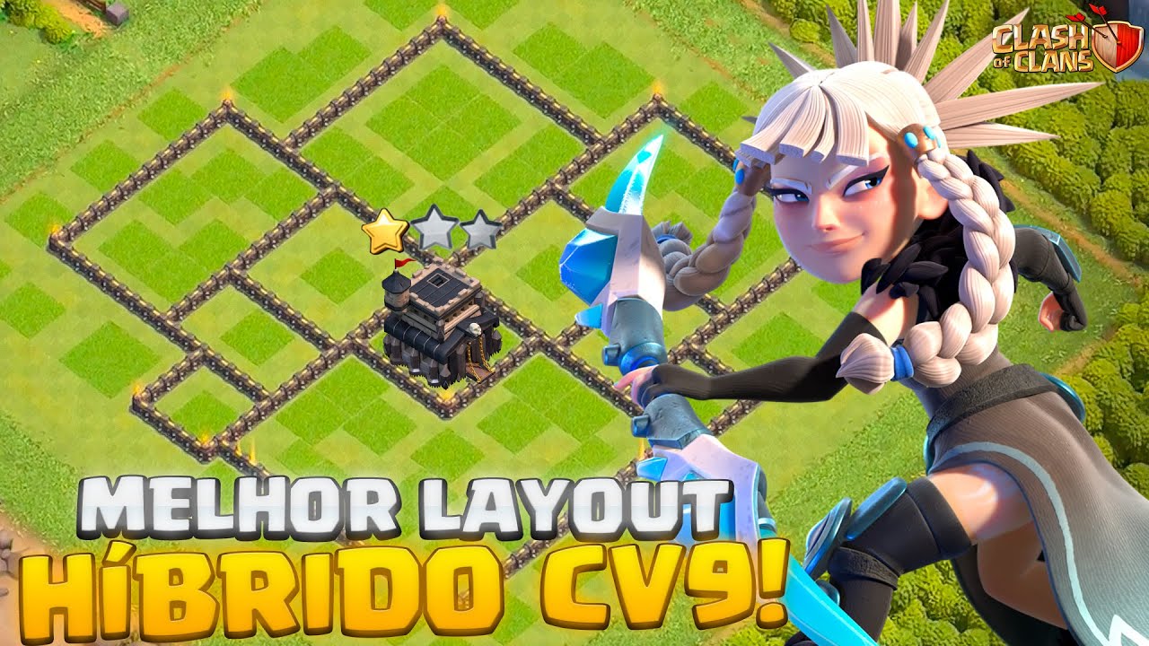 BEST HYBRID LAYOUT FOR TH9! UPDATED 2026 | 🔥WITH LINK | Clash of Clans