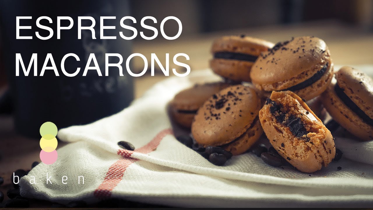 Espresso Macarons Recipe | BAKEN