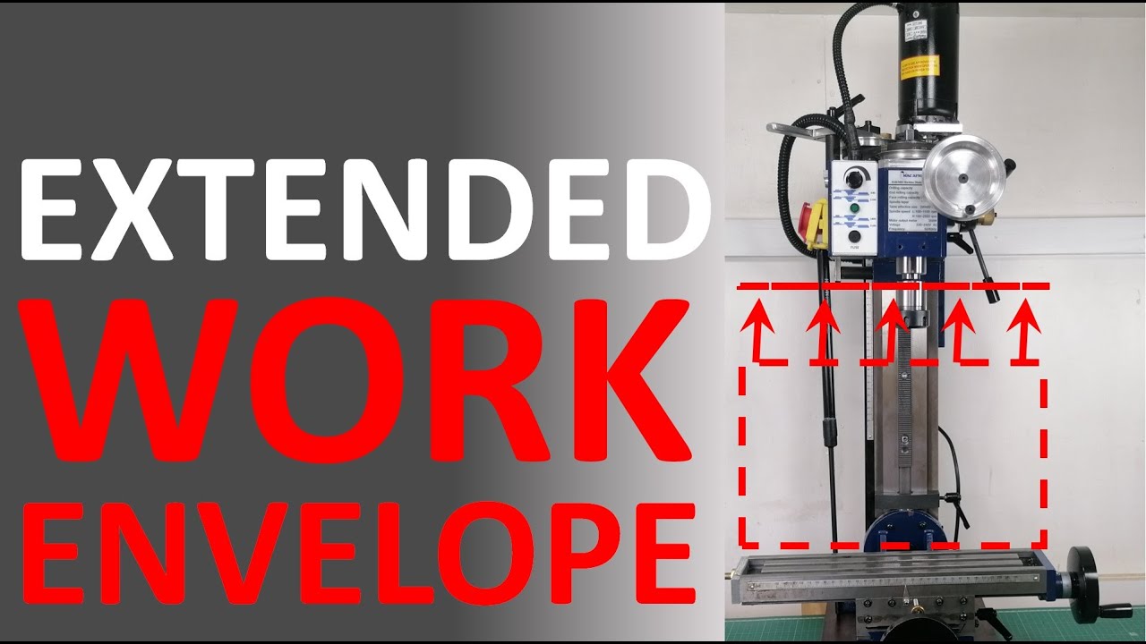 Extended Z Axis Work Envelope for the Mini Milling Machine