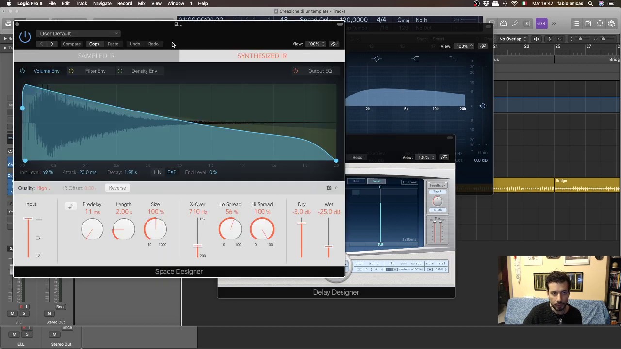 LOGIC X: creazione di un template personale