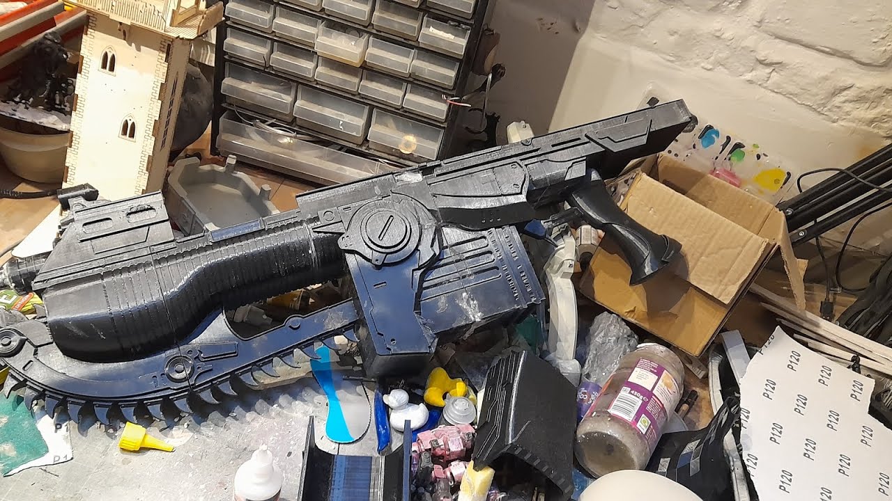 part 1 of building a prop gear of war lancer