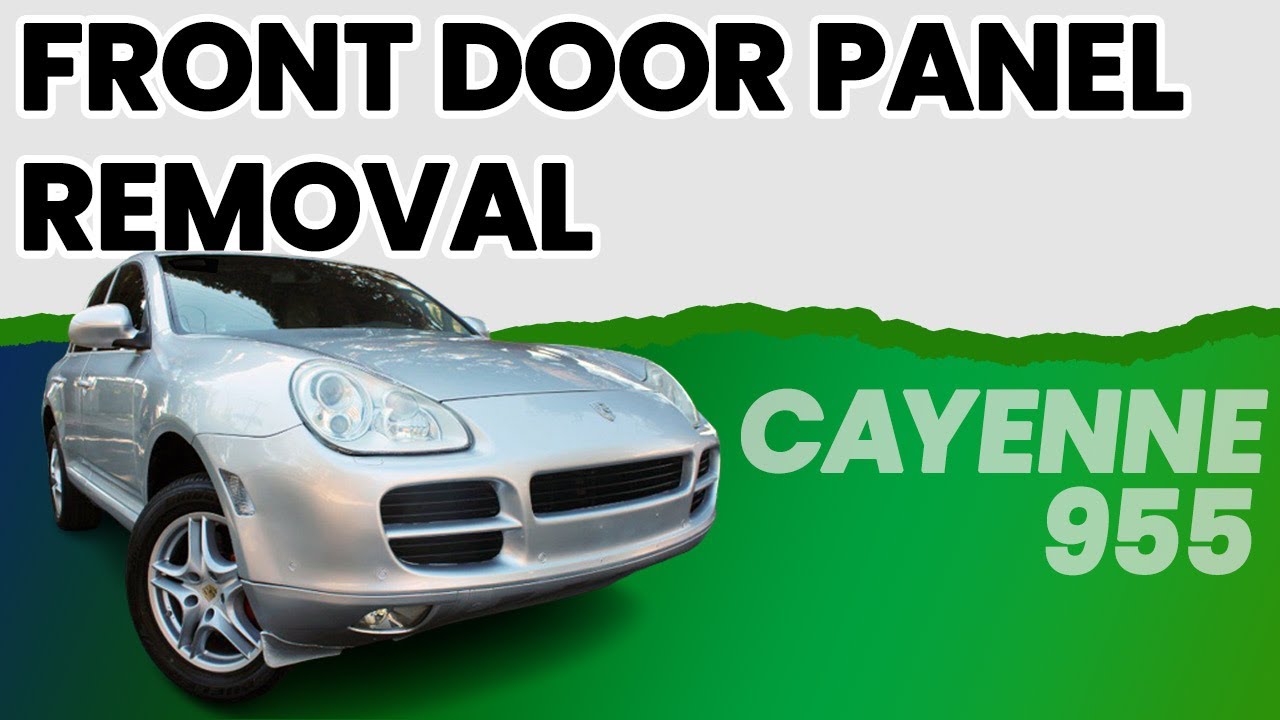 Снятие передней дверной панели Porsche Cayenne 955 (2004 - 2008)