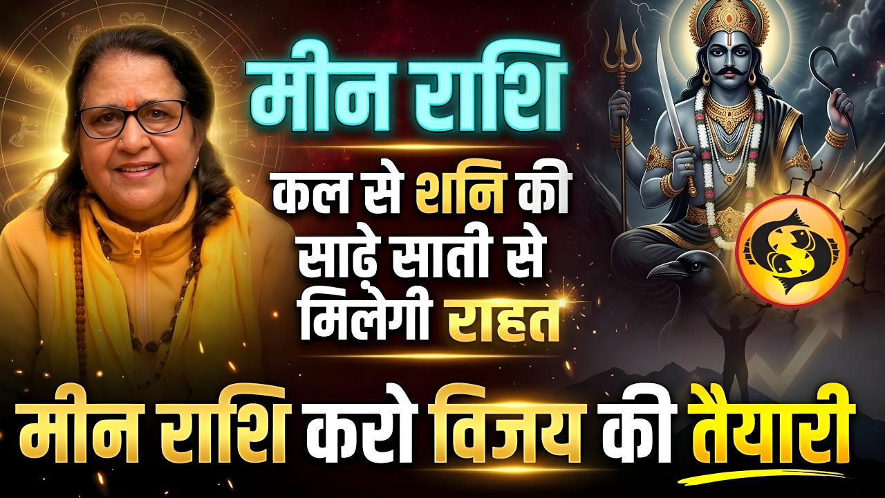 सावधान मीन राशि! 2026 में शनि देव की सीधी नज़र - अब क्या होगा? Shani Sade Sati Remedies !