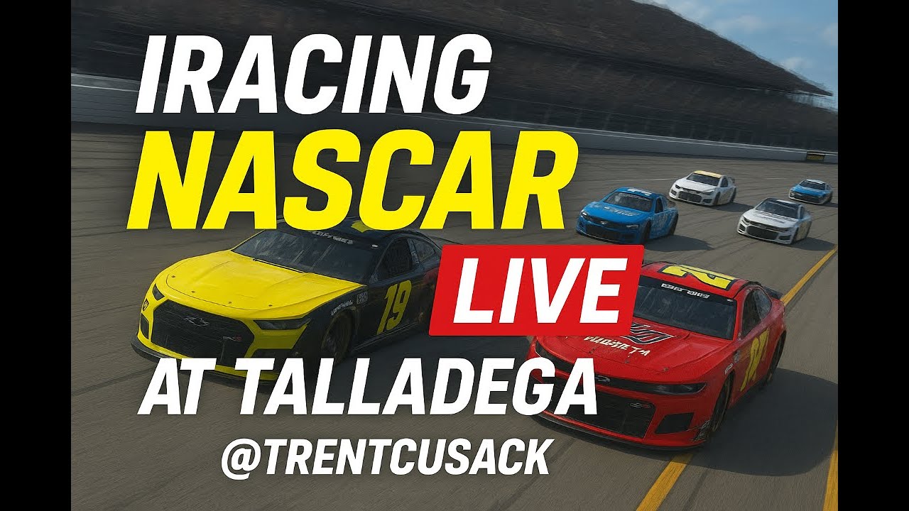 NASCAR Cup Racing at Talladega LIVE! | Insane Pack Racing & Crashes