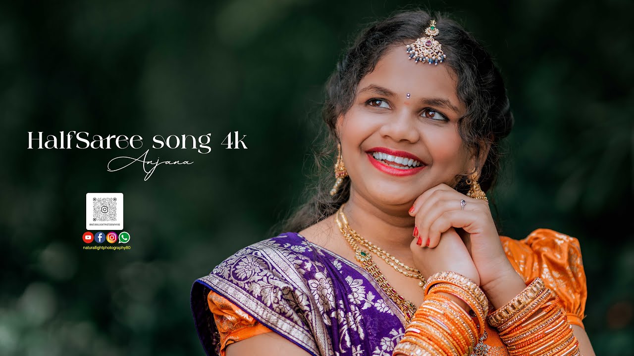 Anjana HalfSaree@4ksong