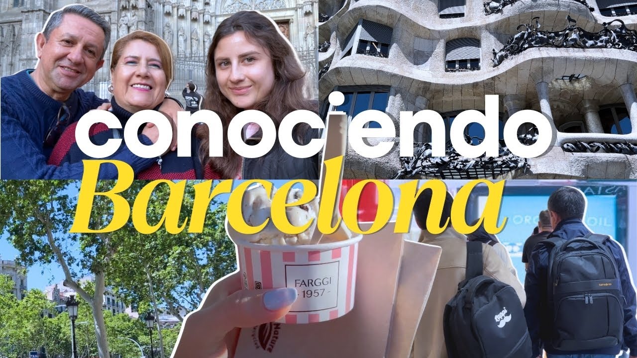 vlog | mis papás conocen Barcelona POR PRIMERA VEZ y recorriendo la UAB 🦋☀️