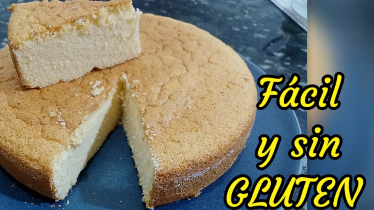 SOLO 3 INGREDIENTES/ Bizcochuelo  casero 