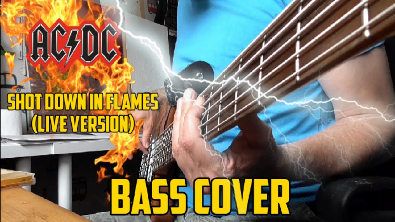 Bass cover - Shot down in flames