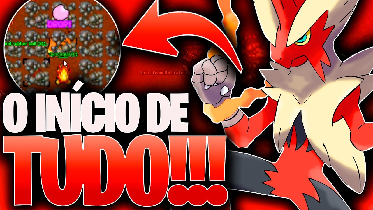 INICIANDO BEM!😎😍POKETIBIA MOBILE E PC 2024 BASE MEGA E SHINY POKE CROSS! VEM PRO GAME GALERA!