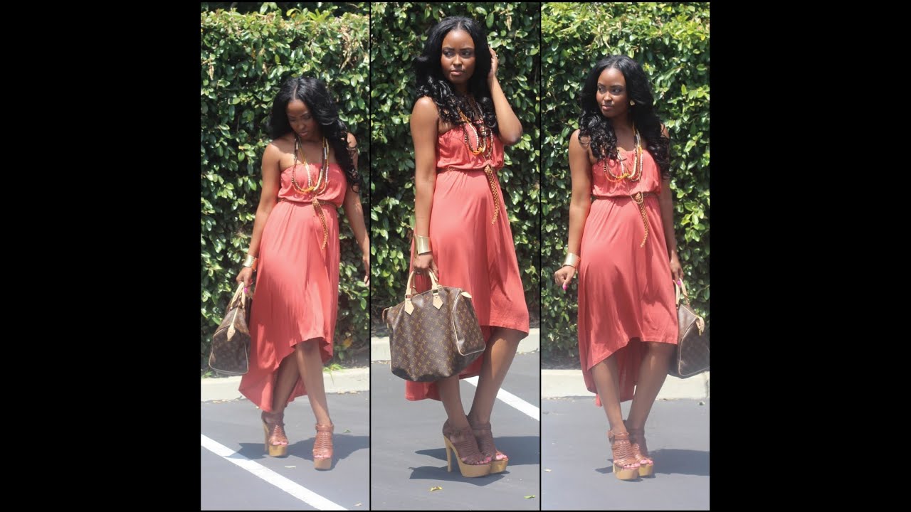Get Ready With Me: I love high/low maxi dresses!