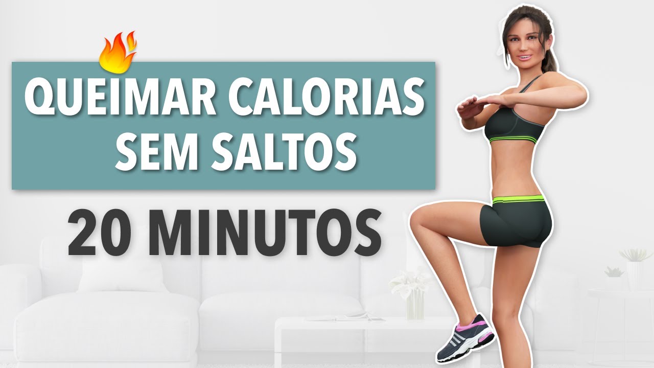 20 MIN CARDIO SEM SALTOS - QUEIME CALORIAS SEM PREJUDICAR SUAS ARTICULAÇÕES