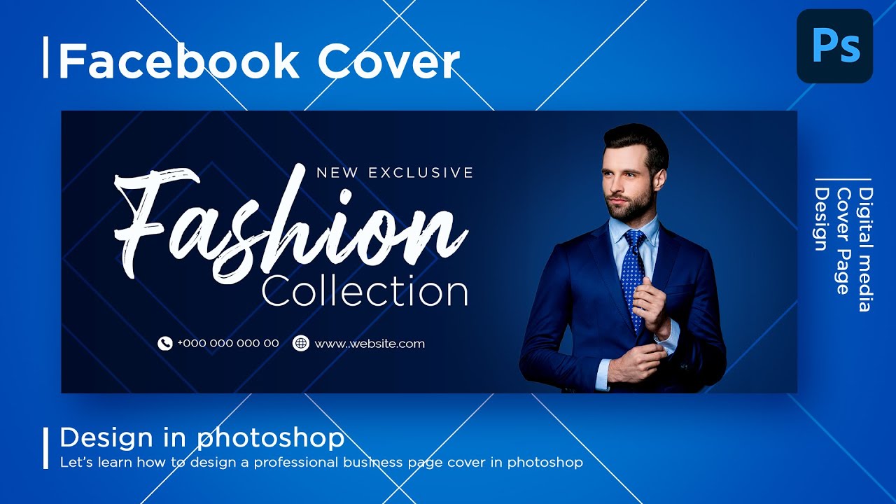 Professional Business Facebook Cover Design in Photoshop. iLLPHOCORPHICS