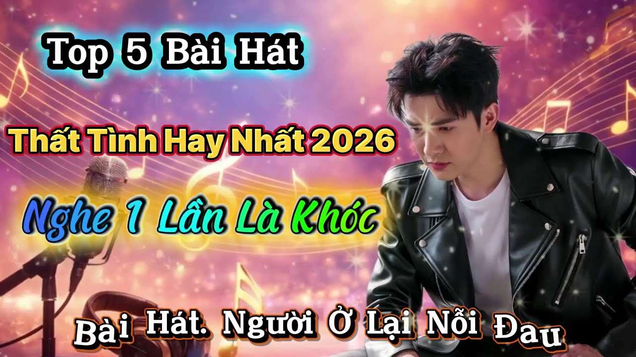 💔 TOP 5 Bài Hát Thất Tình Hay Nhất 2026 | Nghe 1 Lần Là Khóc 😭 Nhạc Buồn Chạm Đáy Nỗi Đau