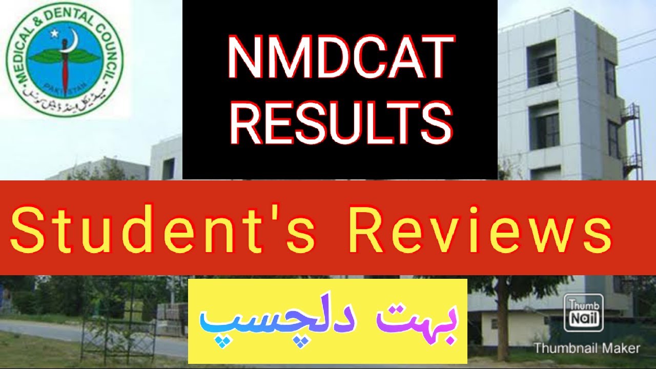 NMDCAT Candidates Review & Chart of Demand/PMC NMDCAT Fair Results Chances @educationandhappiness