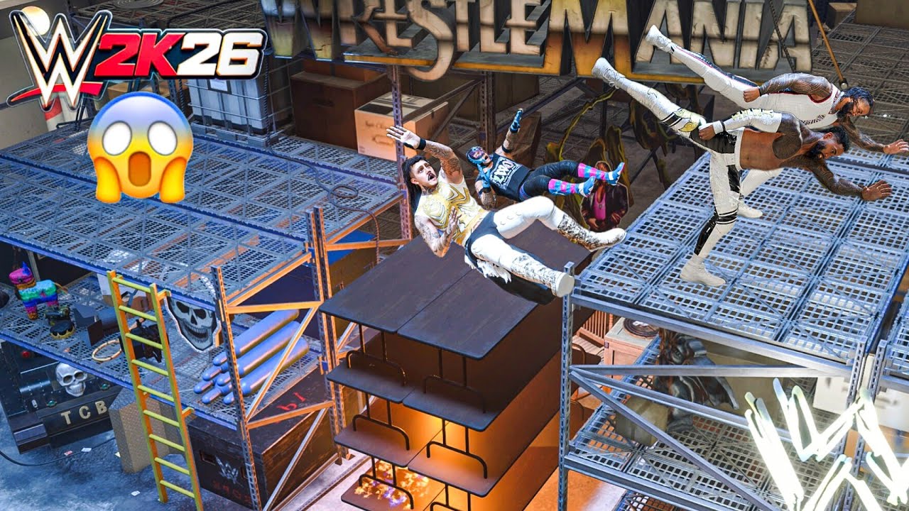 The Usos vs The Mysterios - Backstage Brawl Showdown | WWE 2K26 Gameplay